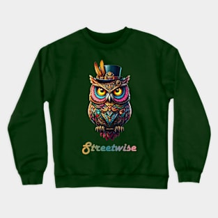 The wise owl sees all, hears all and knows all Crewneck Sweatshirt